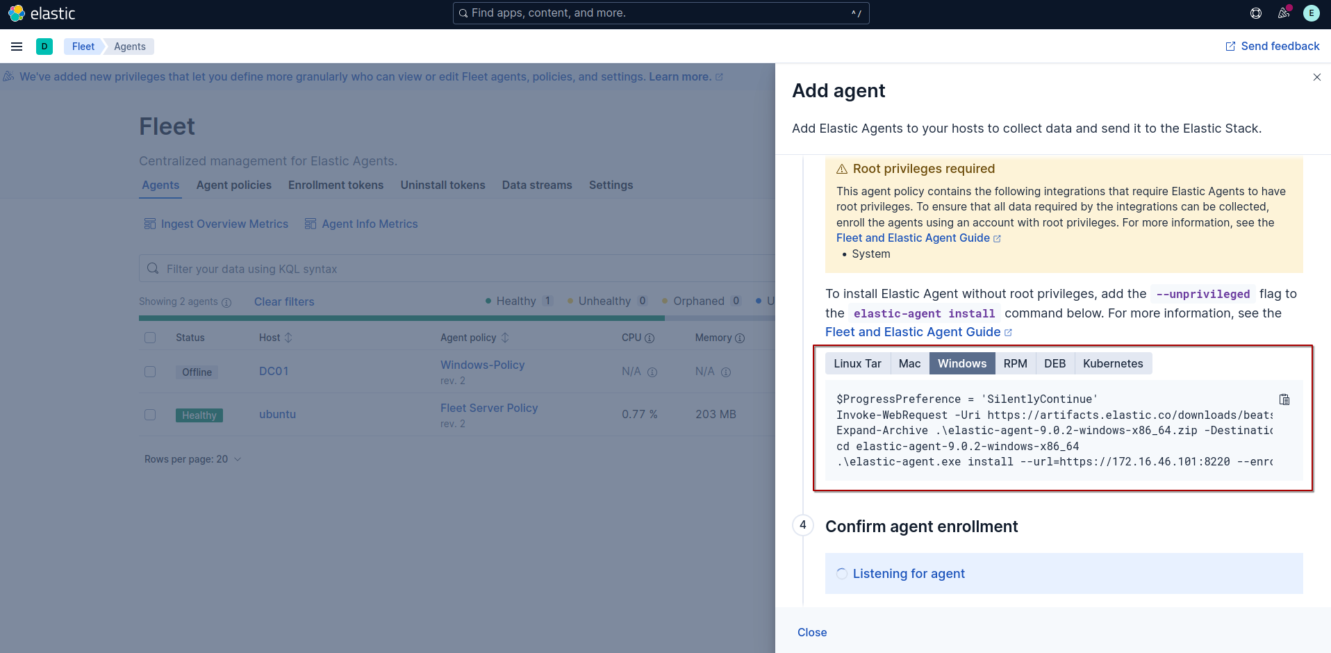 Select Windows