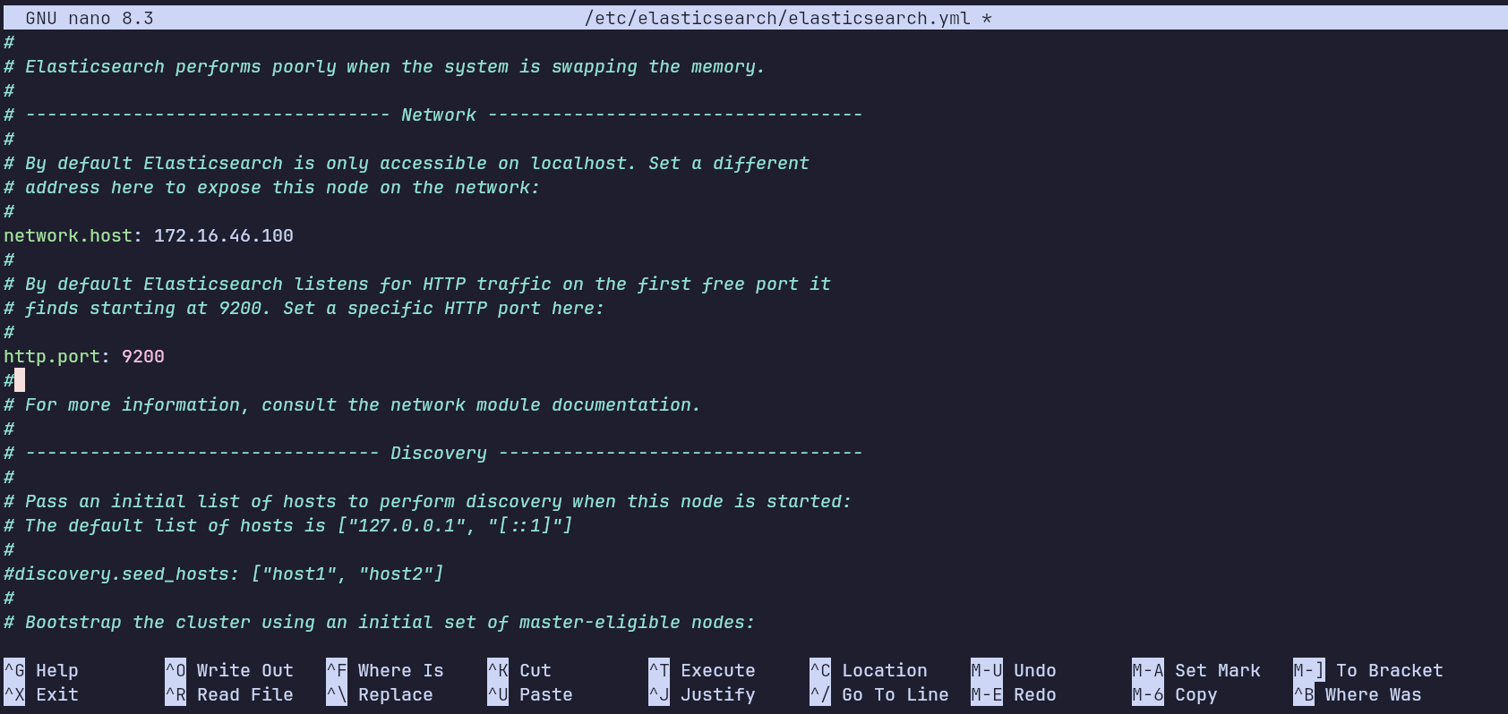Elasticsearch Config