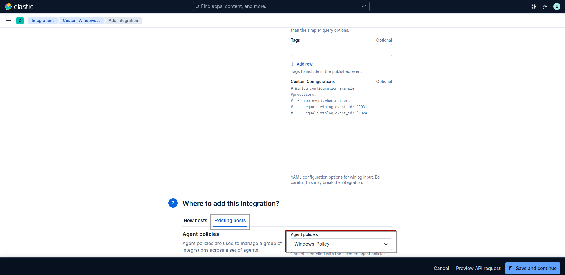 Include Windows Defender Events